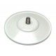 Ventouse 62mm tige INOX renforcée M6 x 10mm -BLANCHE