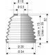 1101 NBR Soufflet D 6.5mm et 28mm Long 15 à 35 mm