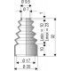 1022 NBR Soufflet D 7mm et 17mm Long 10 à 23 mm