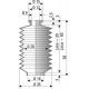 1130 NBR Soufflet D 9mm et 16mm Long 30 à 60mm