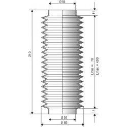 Soufflet en NBR ref 1076 NBR