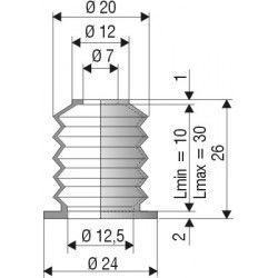 Soufflet F1084 en NBR