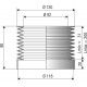 soufflet D92 et D118 en NBR 