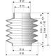 1083 NBR Soufflet NBR D 43mm et D 54mm Lmin15mm Lmax 65mm