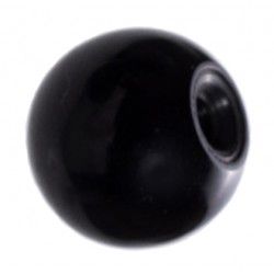 BOULE PLASTIQUE NOIR 16 MM DIAM M4