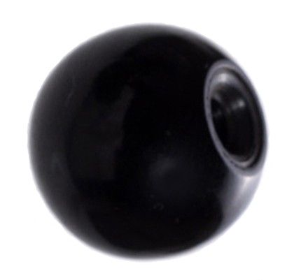 Boule Métallique Brillante 4,3 Mm Pour Bijoux Buccaux – Simple, Légère, Discrète, Idéale Pour Débutants