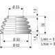 Soufflet conique ref 1154 NBR