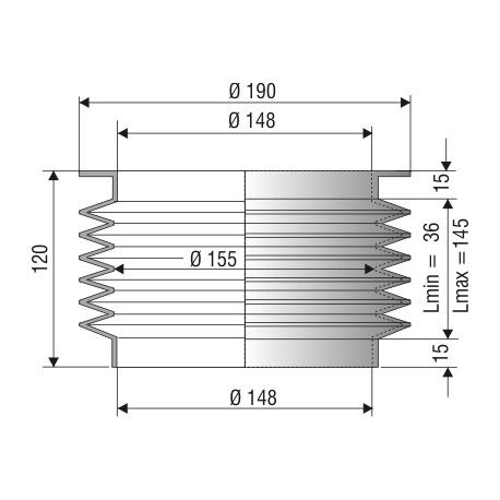 Soufflet 1082 NBR