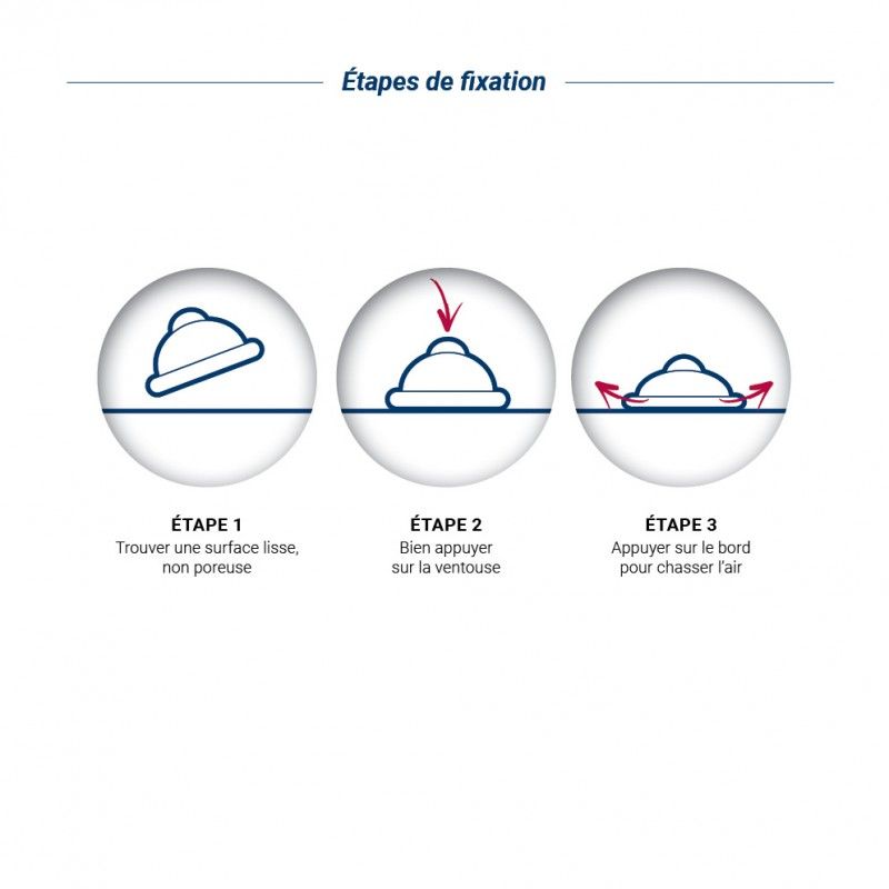 2X VENTOUSE / pour Vitres Plastique Attaque de Sucer Heber