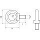 plan VIS A ANNEAU INOX A4-M6