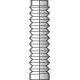 1234 NBR Soufflet D36 mm et 41mm Long 55 à 165 mm