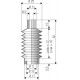 1502 NBR Soufflet D 11mm et 17mm Long 17 à 87mm