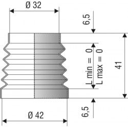 2013 NR Soufflet D 32mm et 42mm Long 0 mm