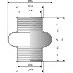 2091 CR Soufflet de protection diamètre 36 mm