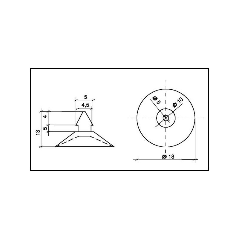 Fröhle NP004 Ventouse Téton Flex Taille L