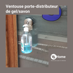 Ventouse Support de distributeur de savon petit diamètre VS Home