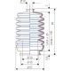 3014 NBR Soufflet D 10mm et D 35mm Lmin 35mm Lmax 105mm