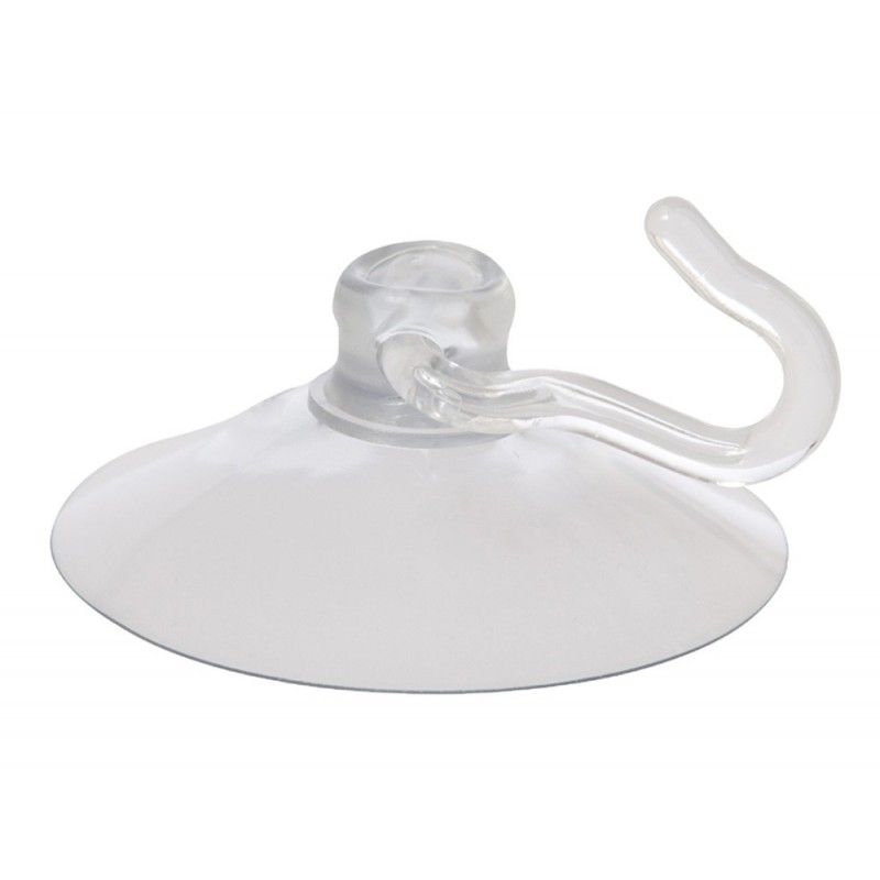 Ventouses transparente en plastique Fix petite ø3,2 cm (x 15)