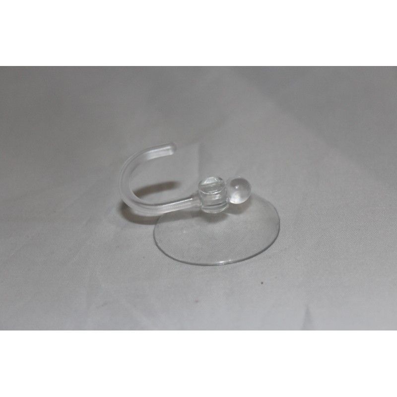 Vente de ventouse 40 mm crochet plastique transparent