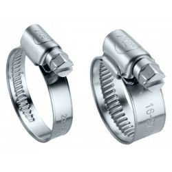 Colliers de serrage en inox pour soufflets de protection