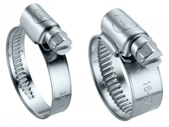100 Colliers De Serrage à Vis – Acier Galvanisé, 12 Mm De Large, Pour 16-25 Mm