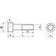  plan VIS METAUX tête cylindrique 6 pans 8x45 mm