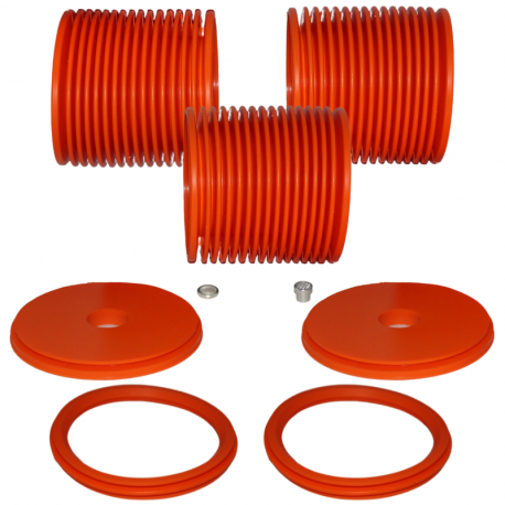 Kit de Soufflet modulaire Silicone ø135 long 225 à 1650mm