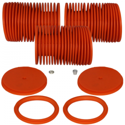 Kit de Soufflet modulaire Silicone ø106 long 300 à 2250mm - LONG