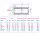 Kit de Soufflet modulaire NBR ø106 long 200 à 1500mm- LONG