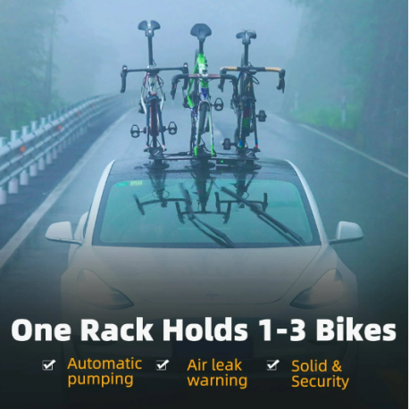 Porte-vélo à ventouse à pompe Rockbros 3 vélos
