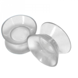 Lot De 4 Ventouses Double Face - Diamètre 35 Mm - Pour Fixation Temporaire Sur Surfaces Lisses