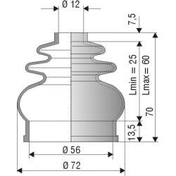 Soufflet réf 1039 NBR