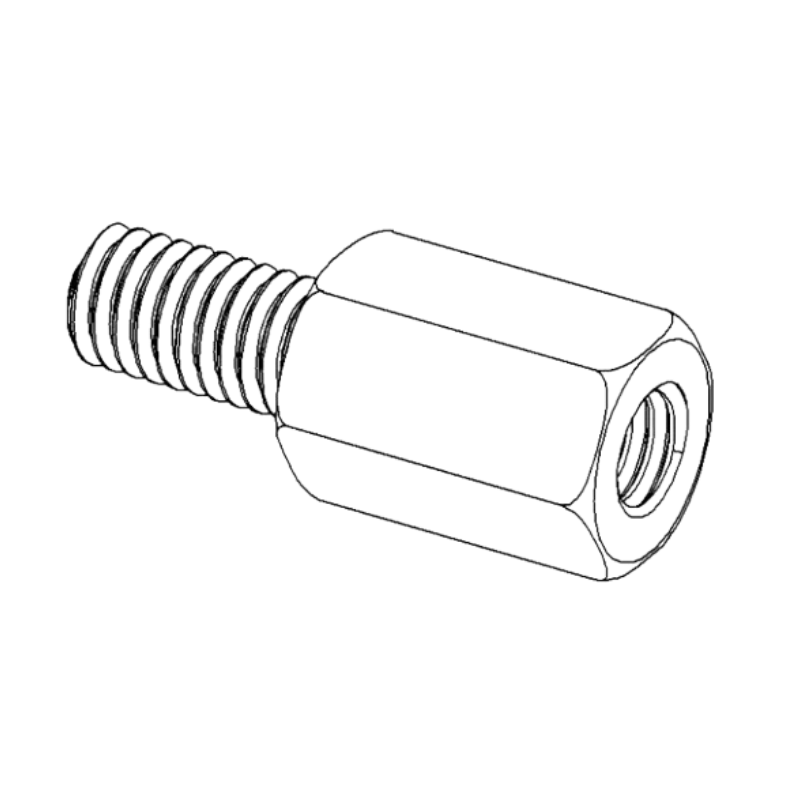 Entretoise M3 mâle X M3 femelle 6Mm, 50 pièces, fi... - Grandado