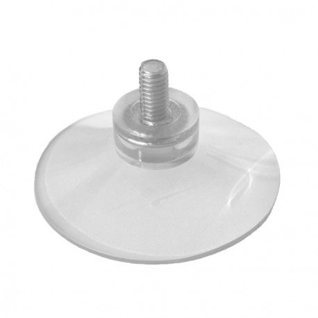 Ventouse 50mm tige M6 x 6mm en INOX - SANS languette