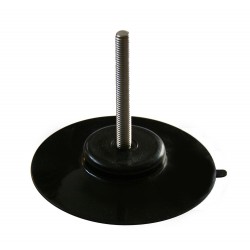 NGe Lot de 10 ventouses en plastique avec vis M8 x 13 mm, pour dessus de  verre de table, avec 10 écrous hexagonaux M8 (diamètre de la ventouse : 30  mm