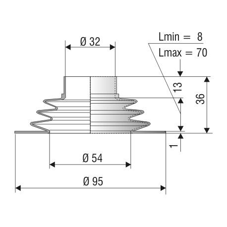 Soufflet F1099 NBR