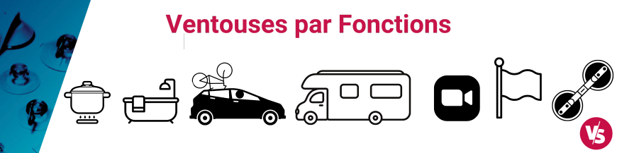 Ventouses par fonctions