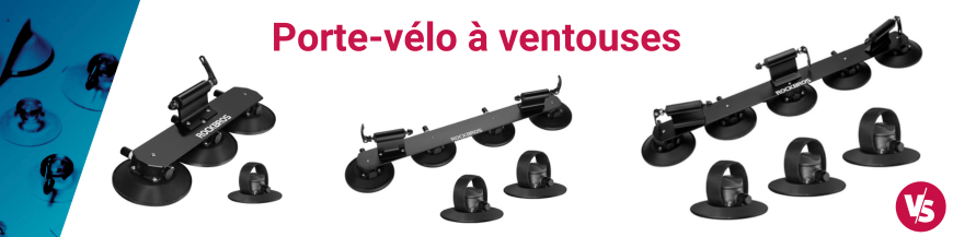 Porte-vélos à ventouses