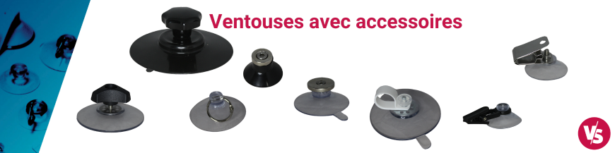 Ventouses avec accessoires