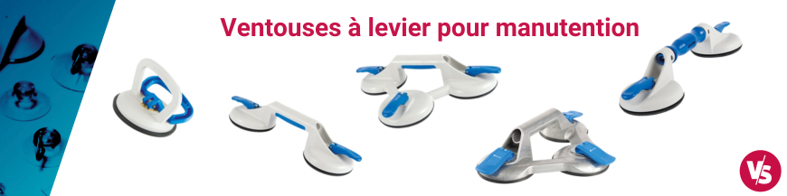 Ventouses à levier pour manutention