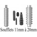 Soufflets diam 11 mm à 20 mm