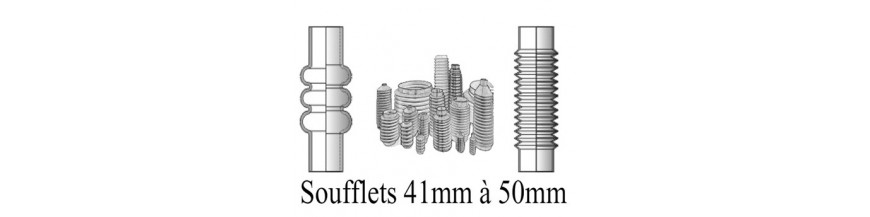 Soufflets diam 41 mm à 50 mm