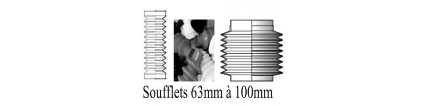 Soufflets diam 61 mm à 100 mm