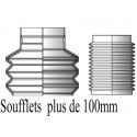 Soufflets diam 100 mm et plus