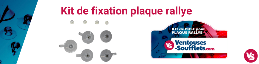 Kits de fixation plaque rallye