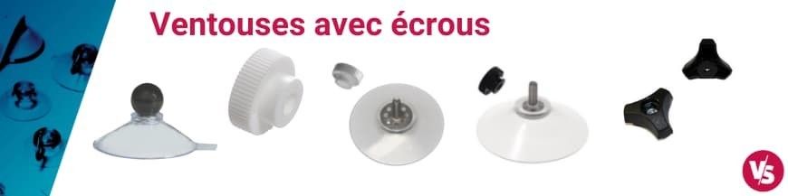 Ventouses avec écrous